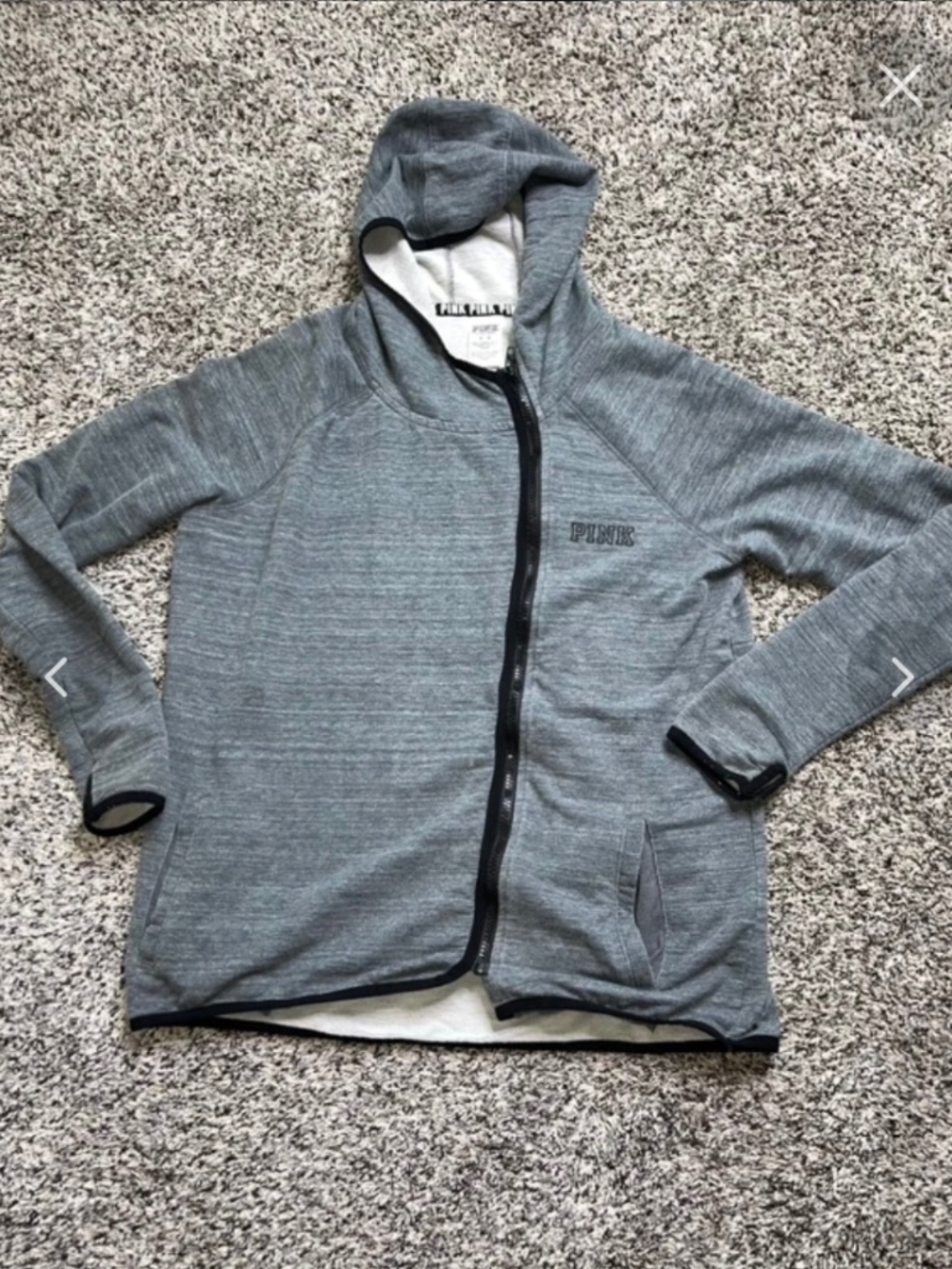 PINK Victorias Secret Zip Up Hooded Jacket
